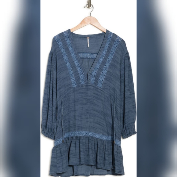 NWT Free People Rugged Beautiful Dress - Picture 2 of 3